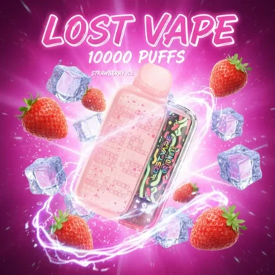 پاد 10 هزار کام لاست ویپ طعم توتفرنگی یخ