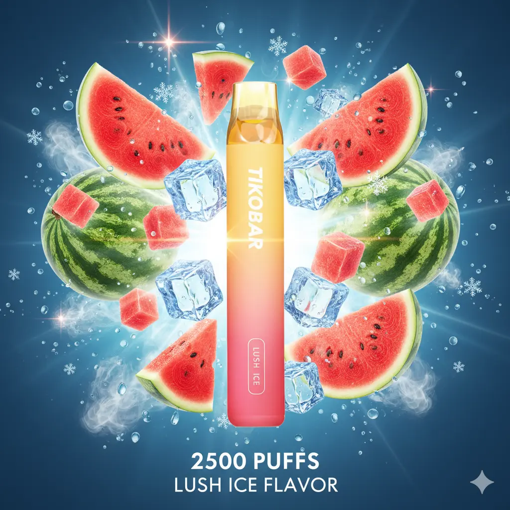tikobar-2500puffs-pod-lush-ice پاد 2500 کام تیکوبار طعم هندونه یخ